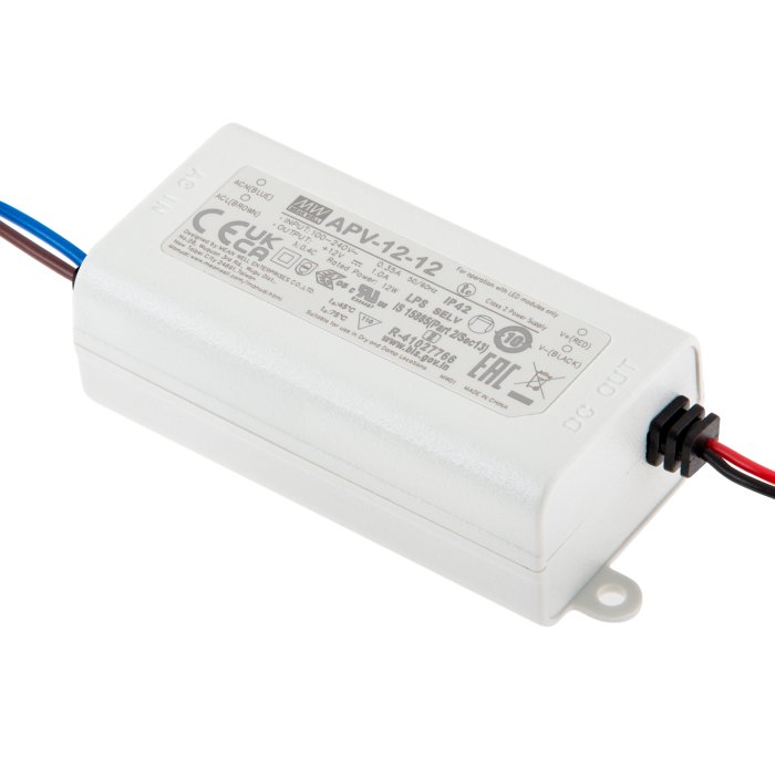 Mean Well Switching Power Supply - AP Series Single Output Power Supply - 12 VDC - 12W / 16W / 25W / 35W main product photo