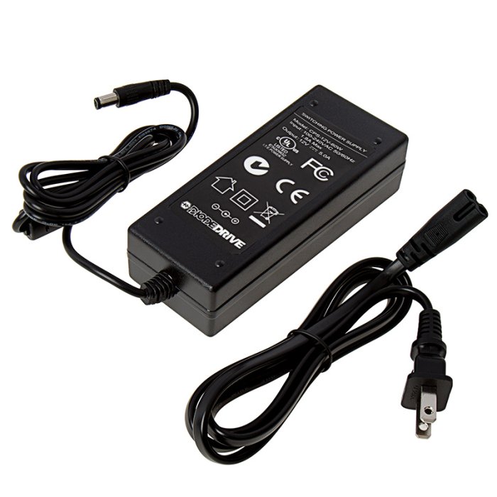 Desktop AC Power Adapter - 12 VDC Switching Power Supply - 60W / 120W main product photo