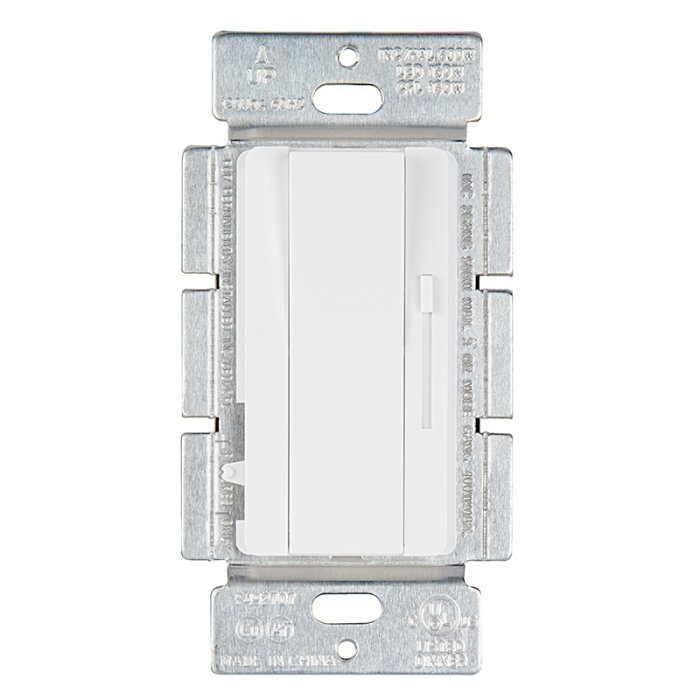 1-Way LED Dimmer Switch with Slide - Single-Pole Rocker - 120V - White main product photo