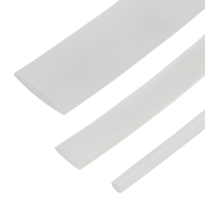 Clear Single Wall Heat Shrink Tubing - 6" Long main product photo