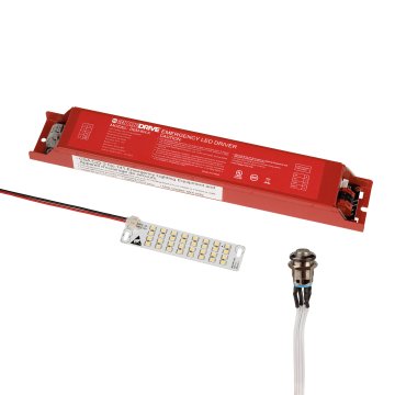 DiodeDrive® Emergency LED Driver Kit with LED Board - 8W - 100-277 VAC Input - 1,200 Lumens