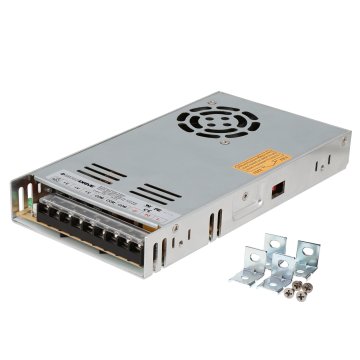 Constant Voltage Power Supply with Mounting Kit - Metal Frame - 24V - 350W / 450W - Optional Power Cord