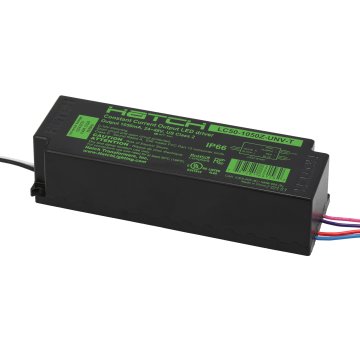 Hatch 50W LC Series Constant Current LED Driver - T Case - 0-10V Dimmable - 24-48 VDC