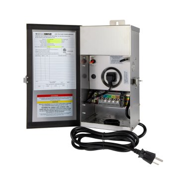 150W Low Voltage Stainless Steel Transformer - Multi-Tap 12V / 13V / 14V / 15V Output - Optional Photocell
