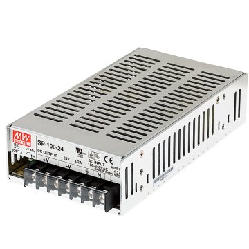 Mean Well SP Series Switching Power Supply with Built-in PFC - 24 VDC - 100W / 150W / 200W / 320W