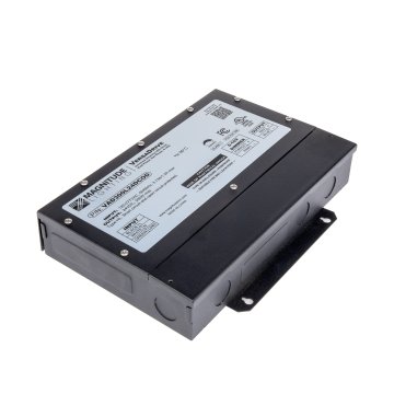 Angled top view of Magnitude VersaDrive 5-way Universal Dimmable Constant Voltage LED Power Supply